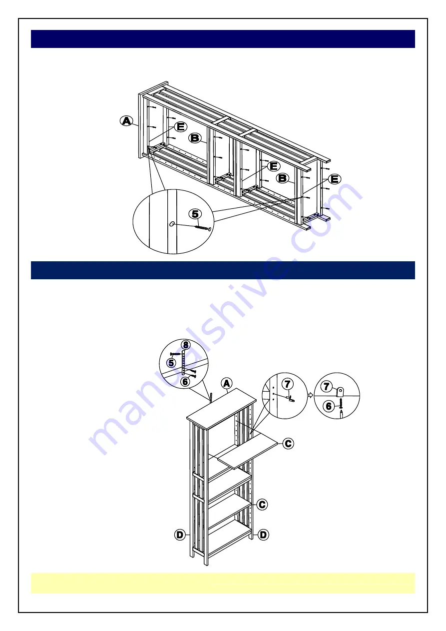 Unfinished Furniture of Wilmington SH-7230M Assembly Instructions Download Page 5