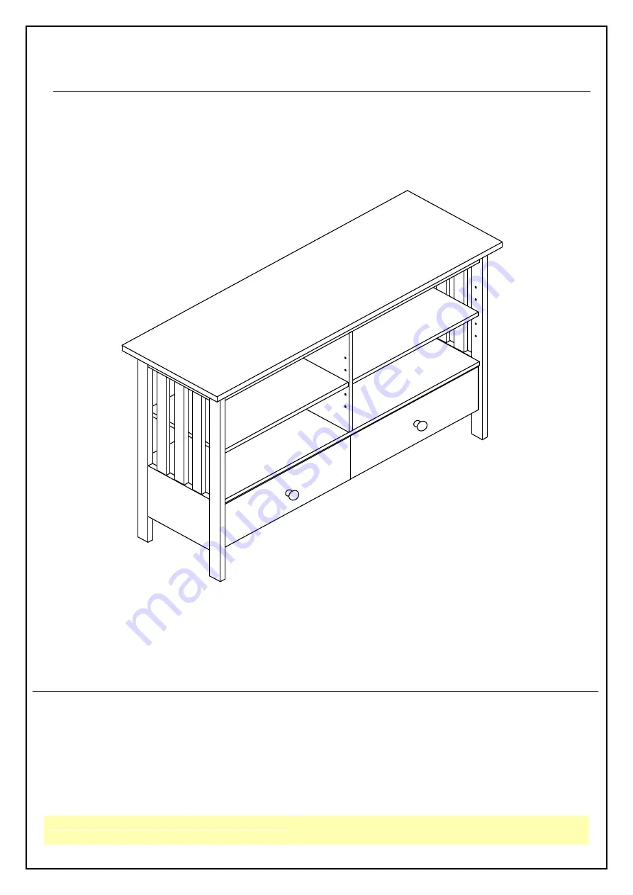 Unfinished Furniture of Wilmington TV-31 Assembly Instructions Manual Download Page 1