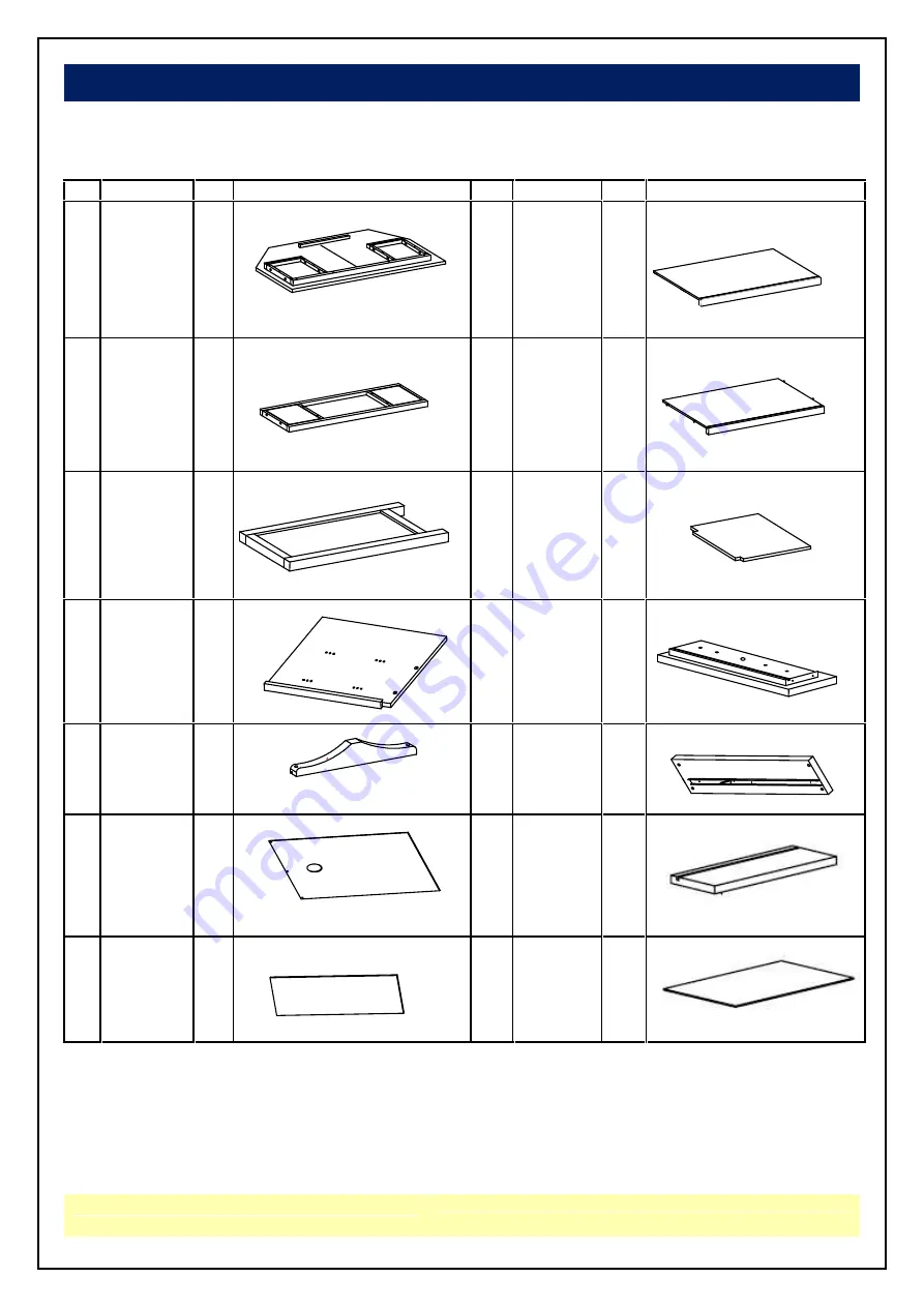 Unfinished Furniture of Wilmington TV-49 Quick Start Manual Download Page 3