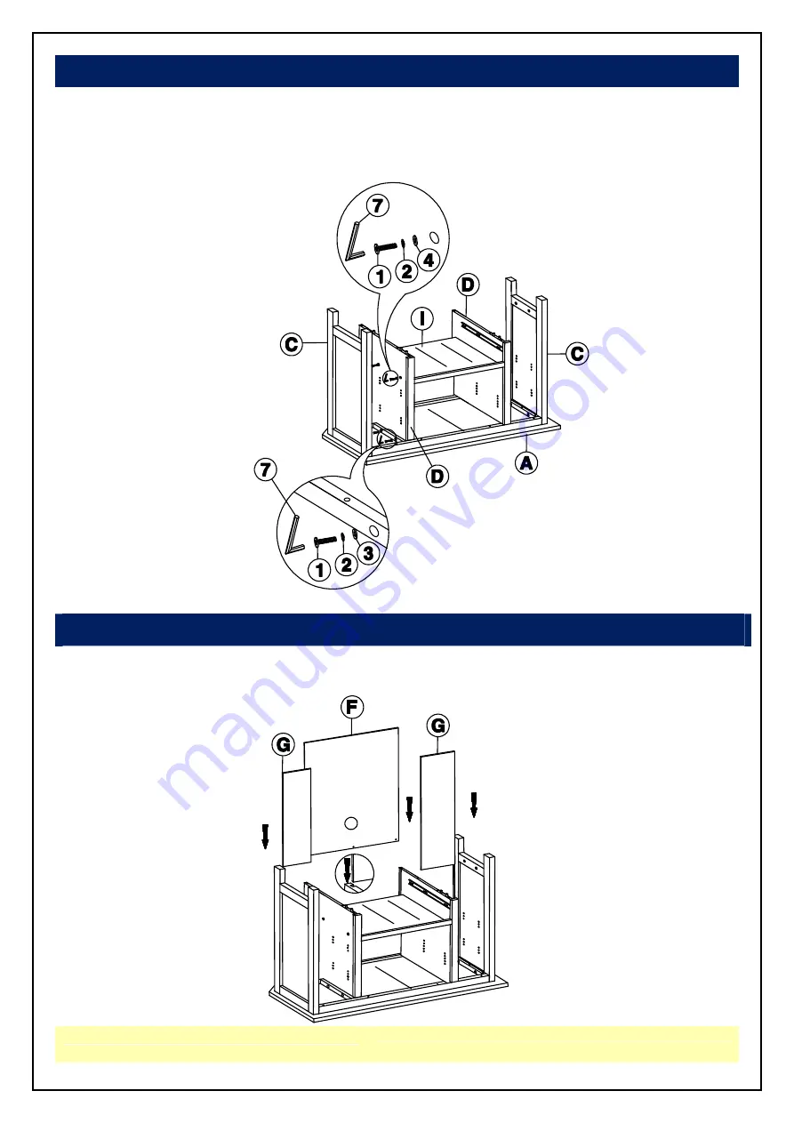 Unfinished Furniture of Wilmington TV-49 Quick Start Manual Download Page 5