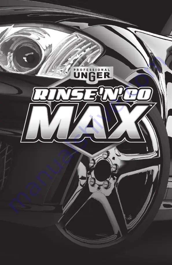 unGer Rinse'N'Go Max User Manual Download Page 20