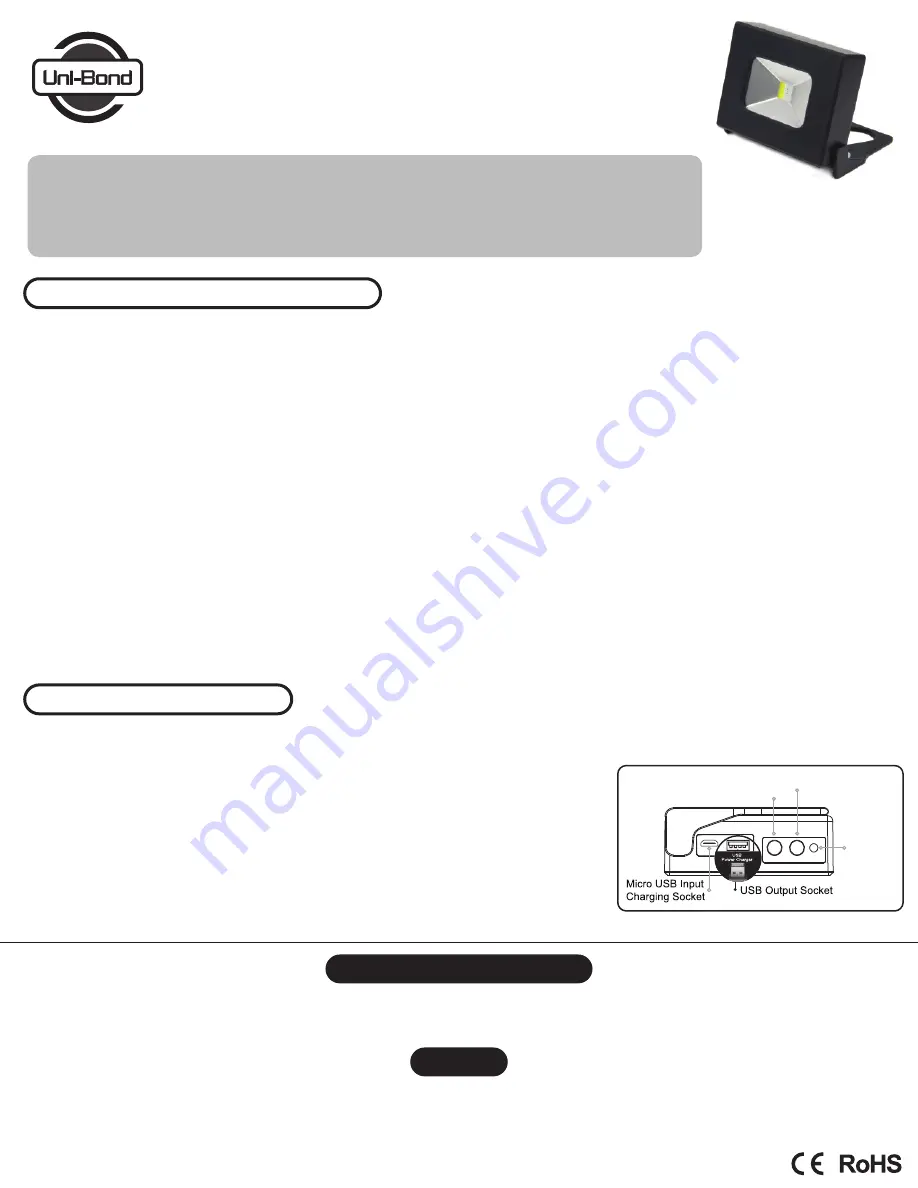 Uni-bond LWR3410M User Manual Download Page 1