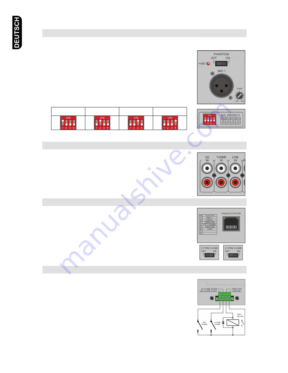 UNI electronic UMA 7120P Скачать руководство пользователя страница 4