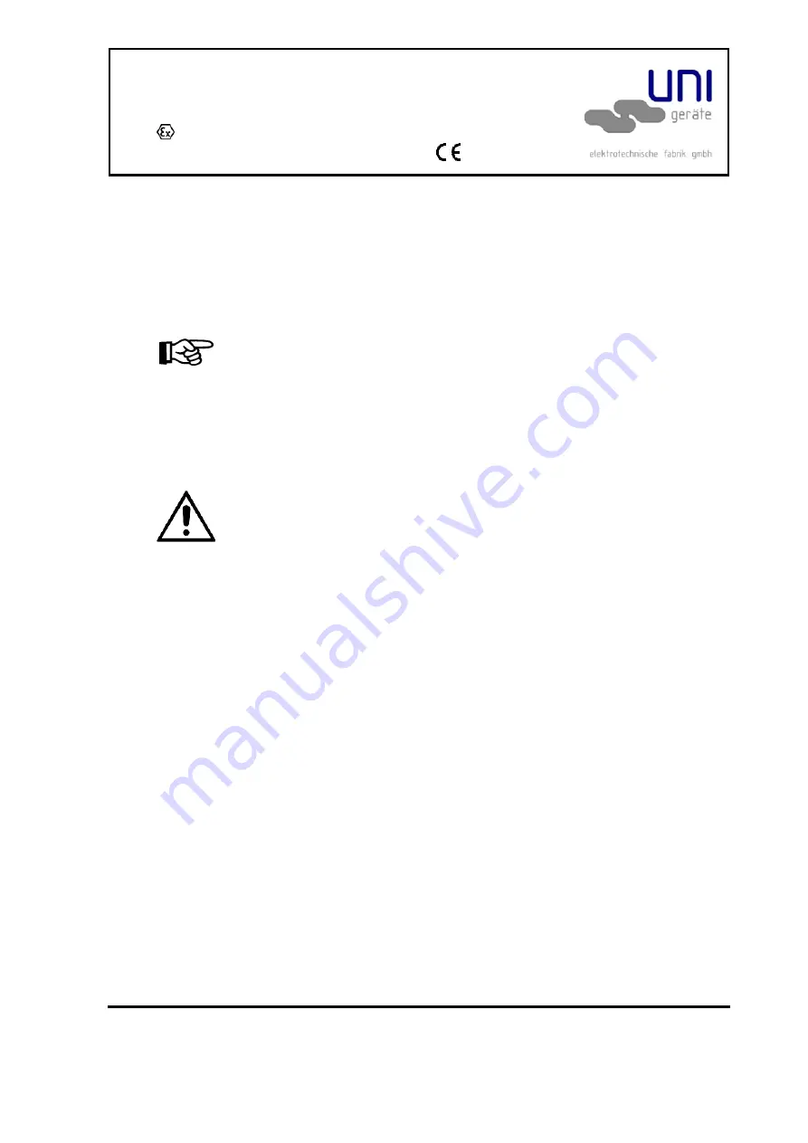 UNI Geräte MG A.X Series Operating Instructions Manual Download Page 4