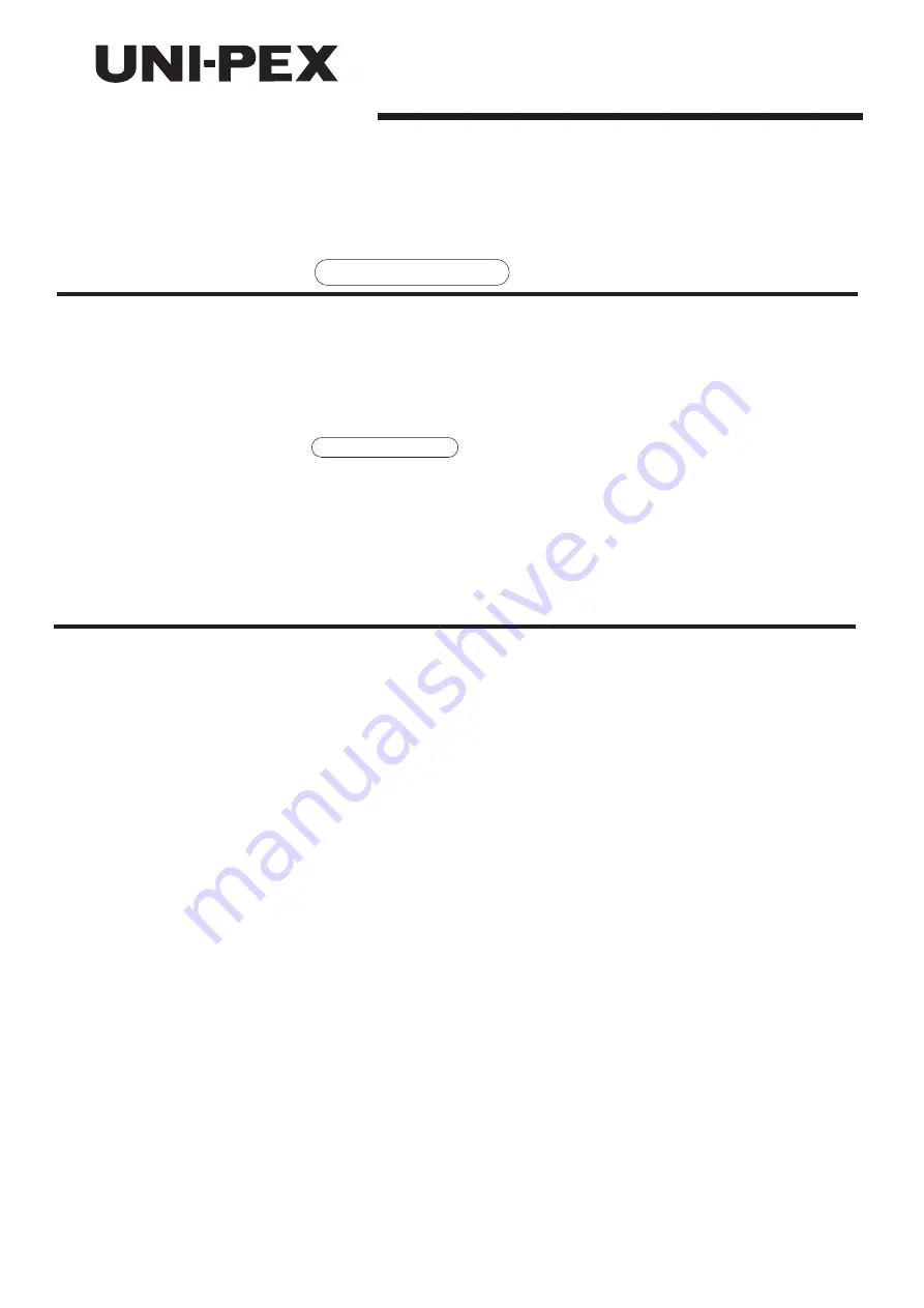 Uni-Pex PR-136 Instruction Manual Download Page 1