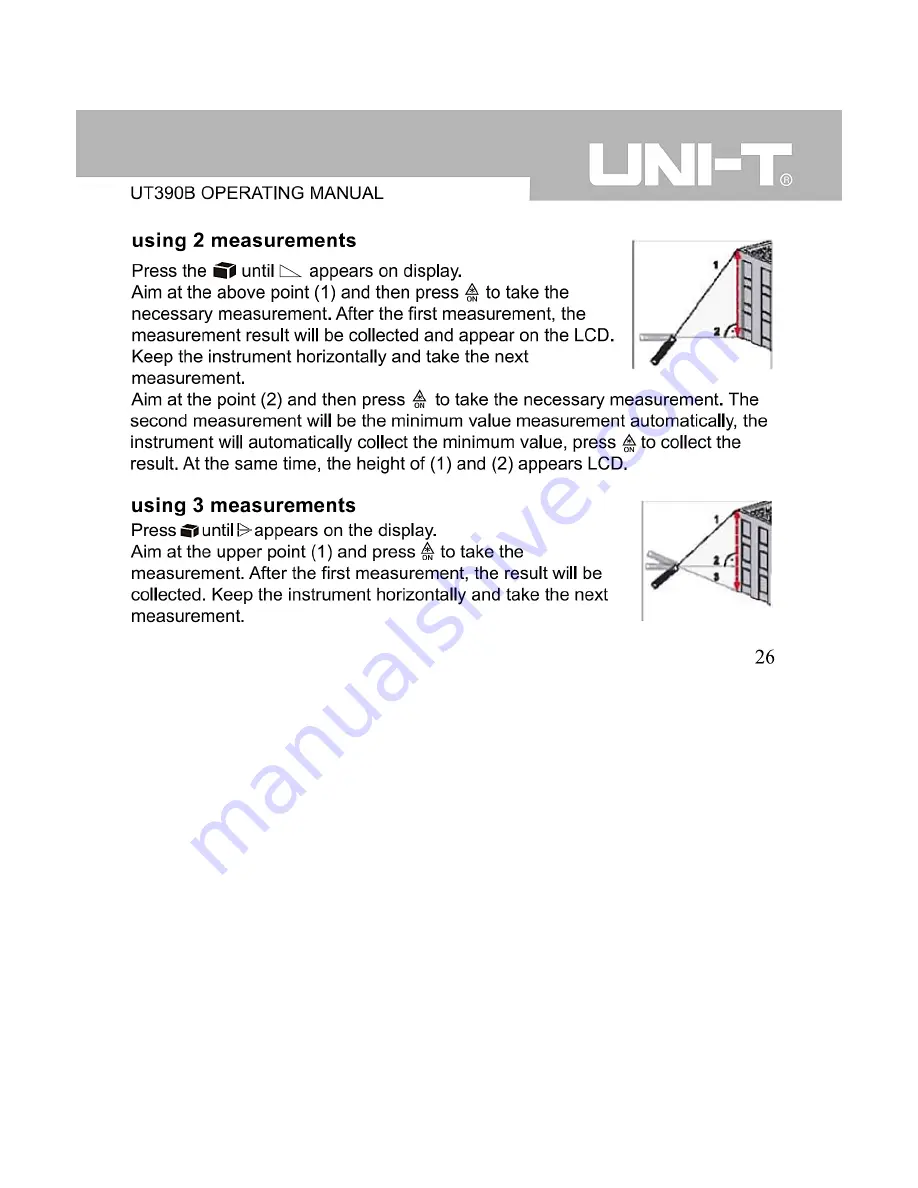 UNI-T UT390B Скачать руководство пользователя страница 10