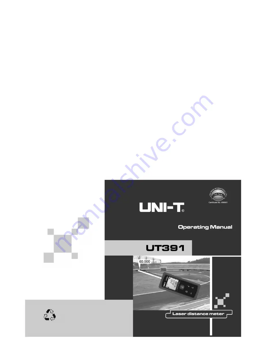 UNI-T UT391 Operating Manual Download Page 1