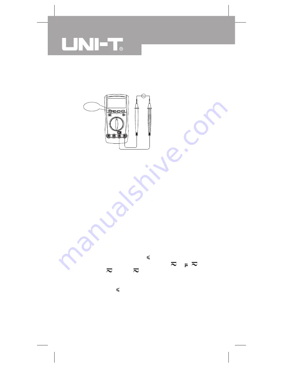 UNI-T UT60A Скачать руководство пользователя страница 26