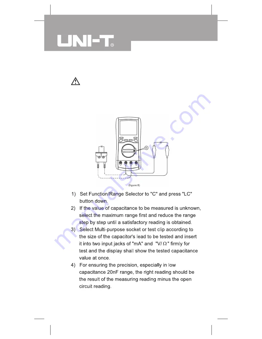 UNI-T UT70A Operating Manual Download Page 22