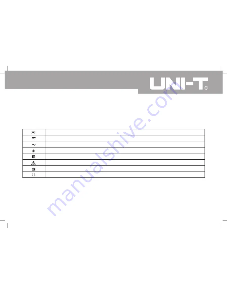 UNI-T UT71C Operating Manual Download Page 11