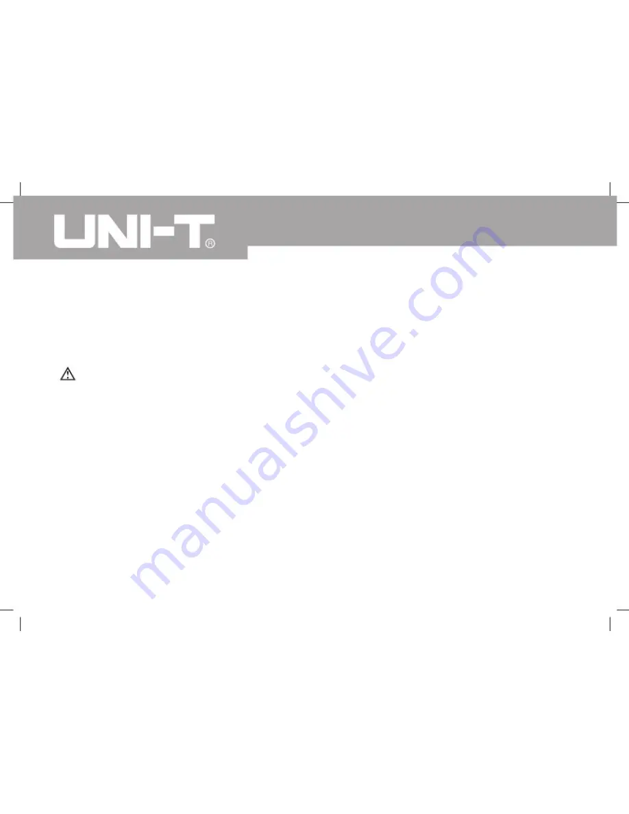 UNI-T UT71C Operating Manual Download Page 54