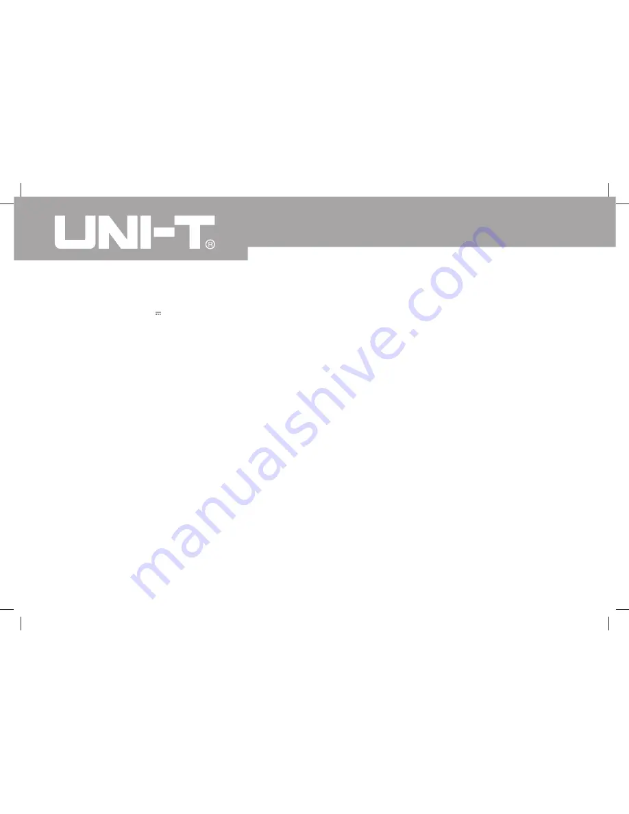 UNI-T UT804 Operating Manual Download Page 28