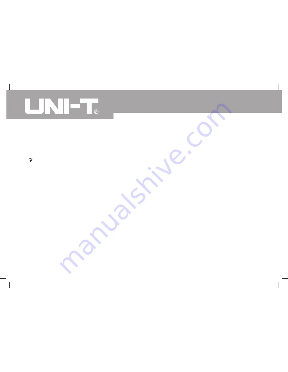 UNI-T UT804 Operating Manual Download Page 70