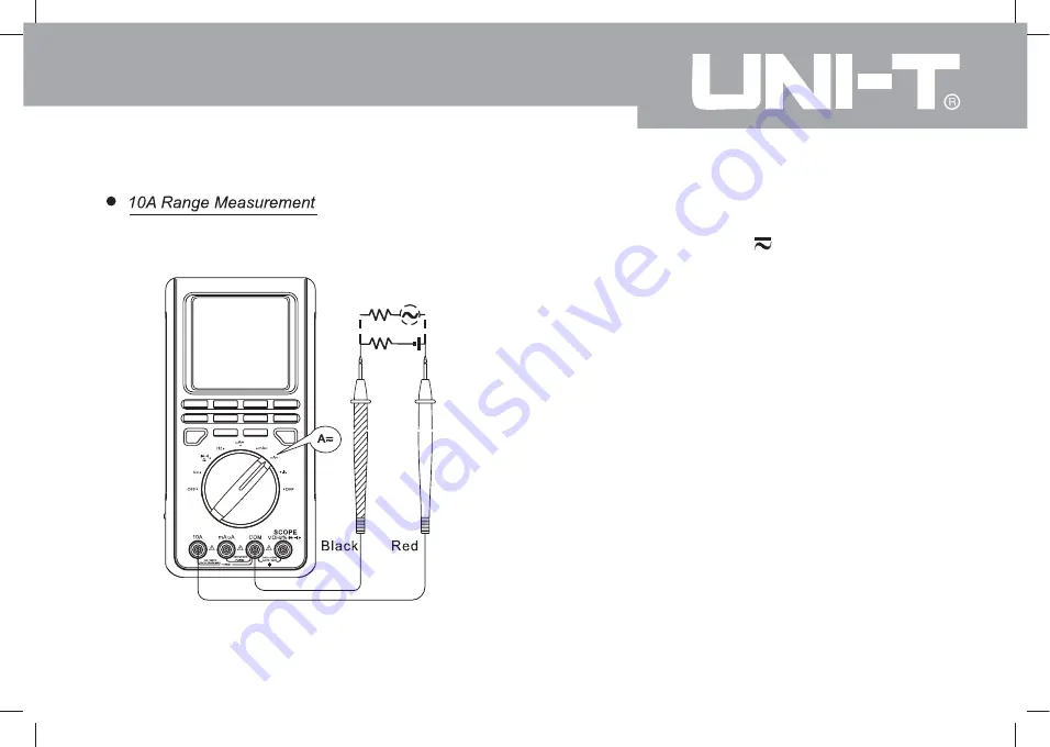 UNI-T UT81 Series Operating Manual Download Page 27