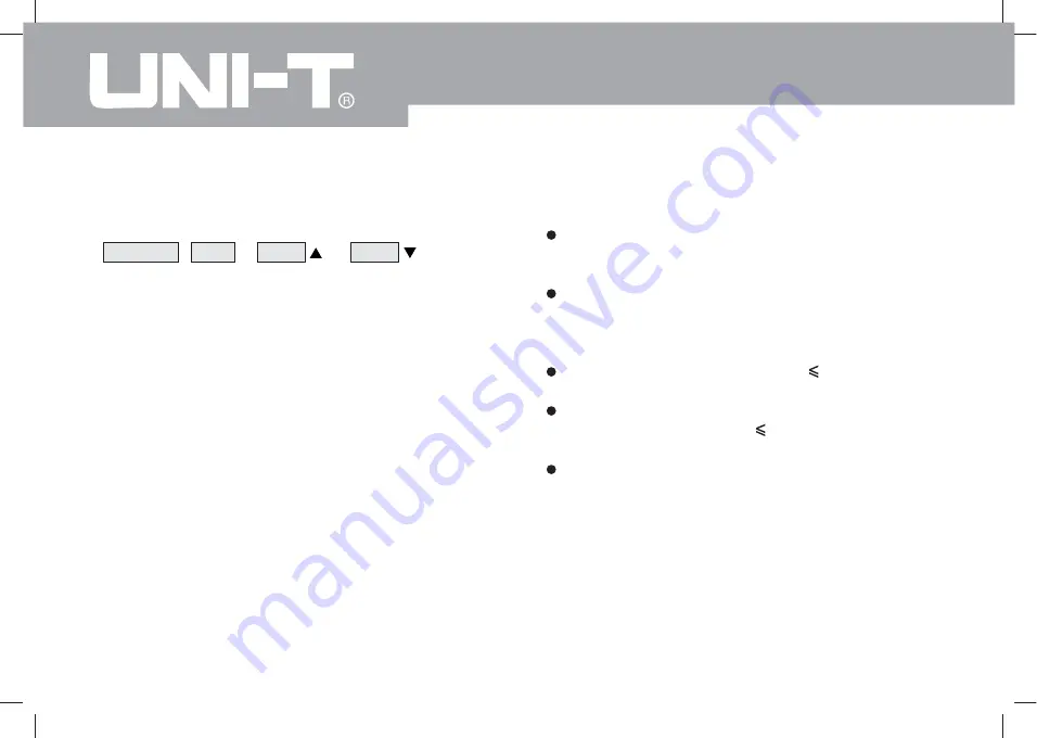 UNI-T UT81 Series Скачать руководство пользователя страница 28