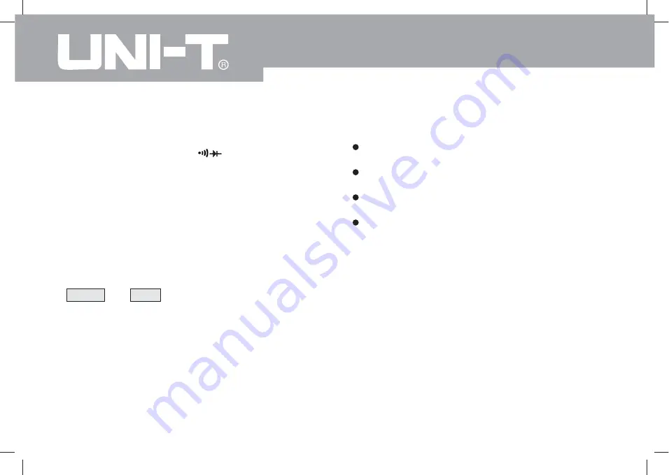 UNI-T UT81 Series Operating Manual Download Page 32