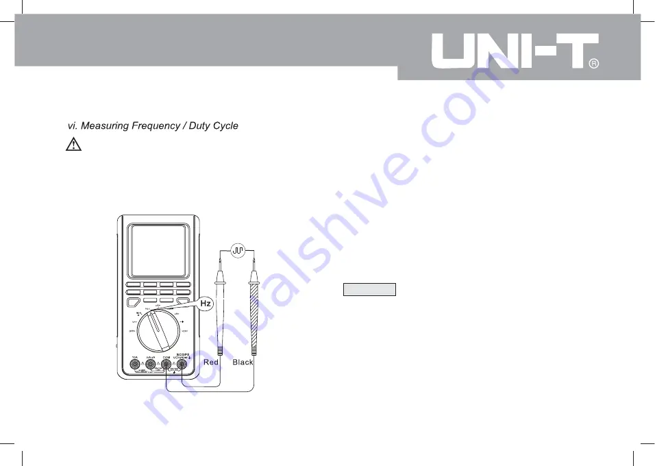 UNI-T UT81 Series Operating Manual Download Page 35