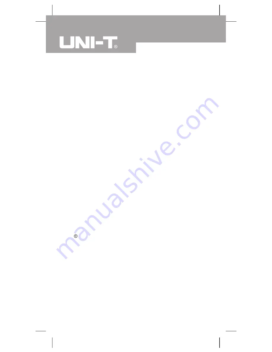 UNI-T UT90B Operating Manual Download Page 32