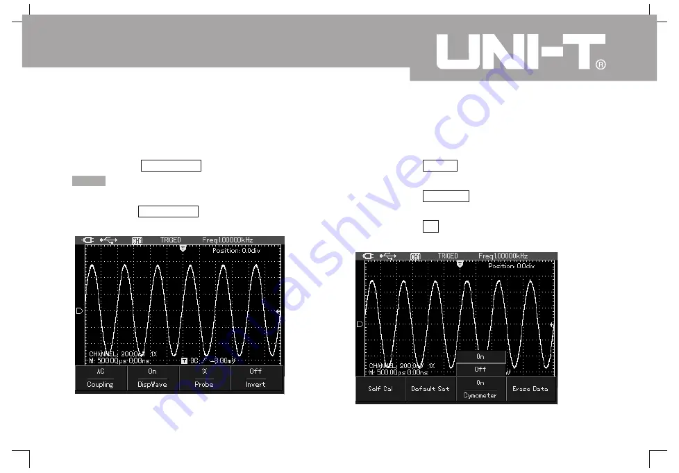 UNI-T UTD1025CL Manual Download Page 27