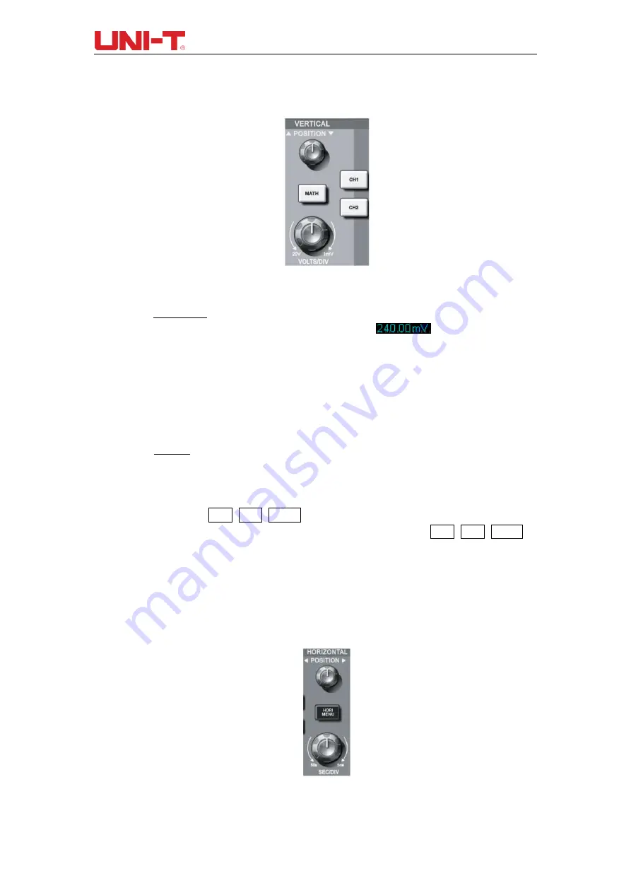 UNI-T UTD2052CL+ User Manual Download Page 15