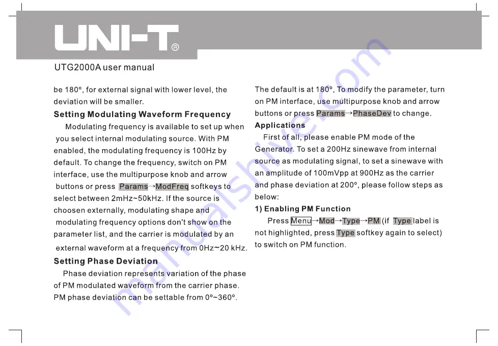 UNI-T UTG2025A Operating Manual Download Page 53