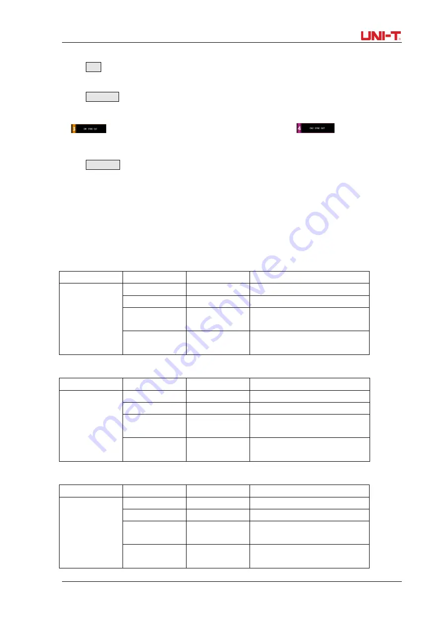 UNI-T UTG9000T Series User Manual Download Page 27