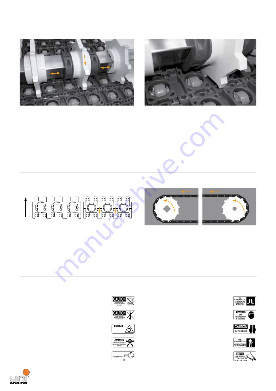 UNI Ammeraal Beltech Plastic Modular Belt Series Assembly Download Page 2