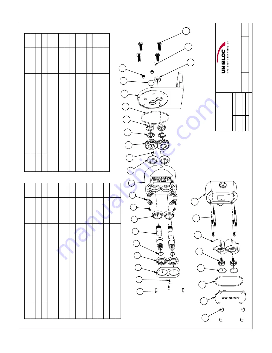 Unibloc-Pump LABTOP 200 Operation And Service Manual Download Page 36