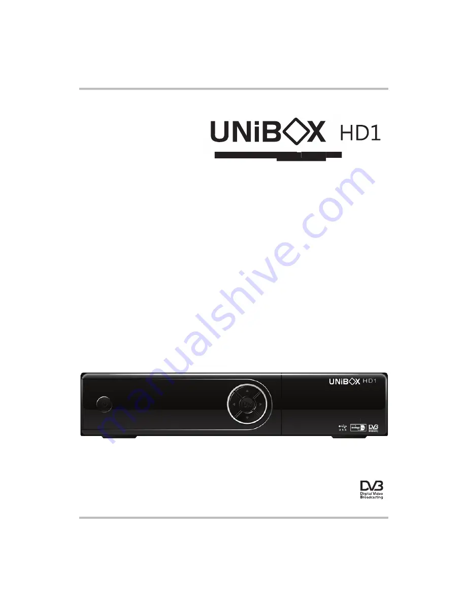 UNIBOX HD1 User Manual Download Page 1