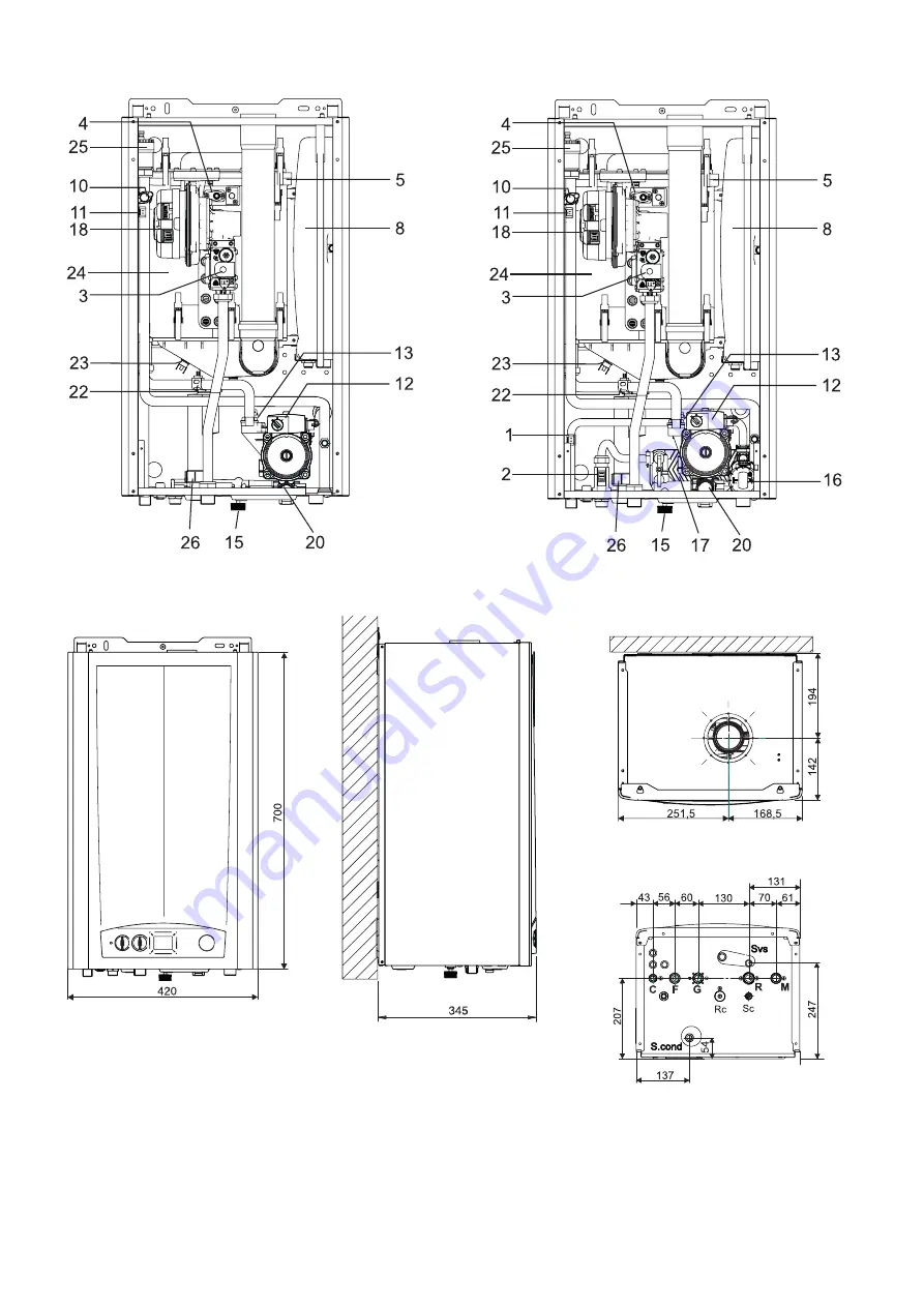 Unical KON R 18 Installation And Servicing Manual Download Page 10