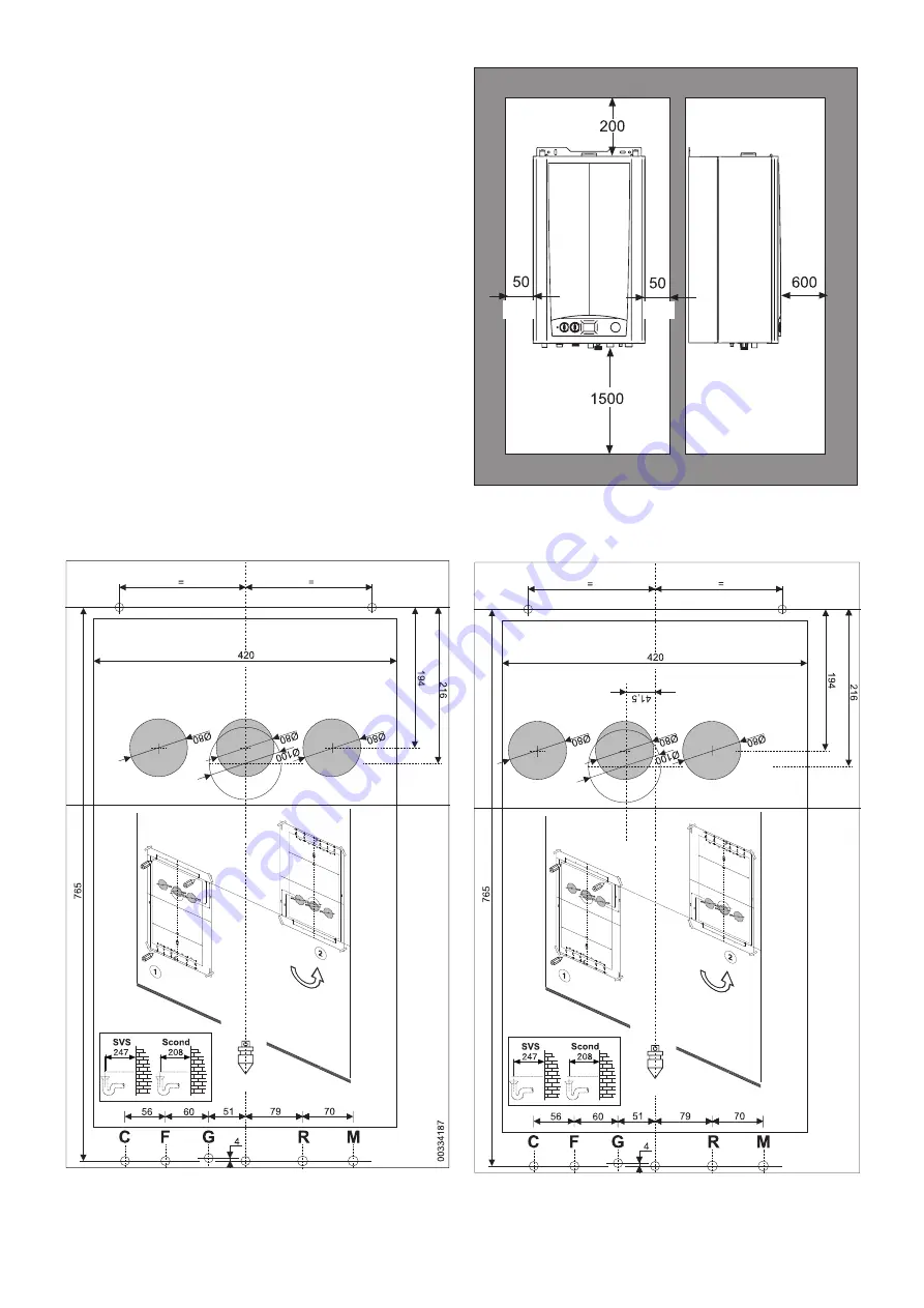 Unical KON R 18 Installation And Servicing Manual Download Page 16