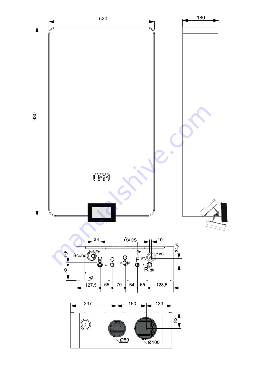 Unical Osa S 24 Installation And Servicing Manual Download Page 11