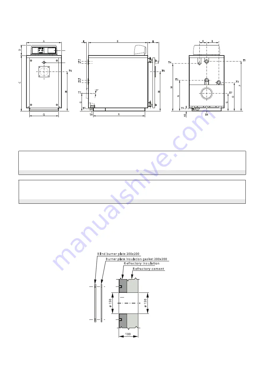 Unical XC-K oil 230 Installation And Maintenance  Instruction Download Page 10