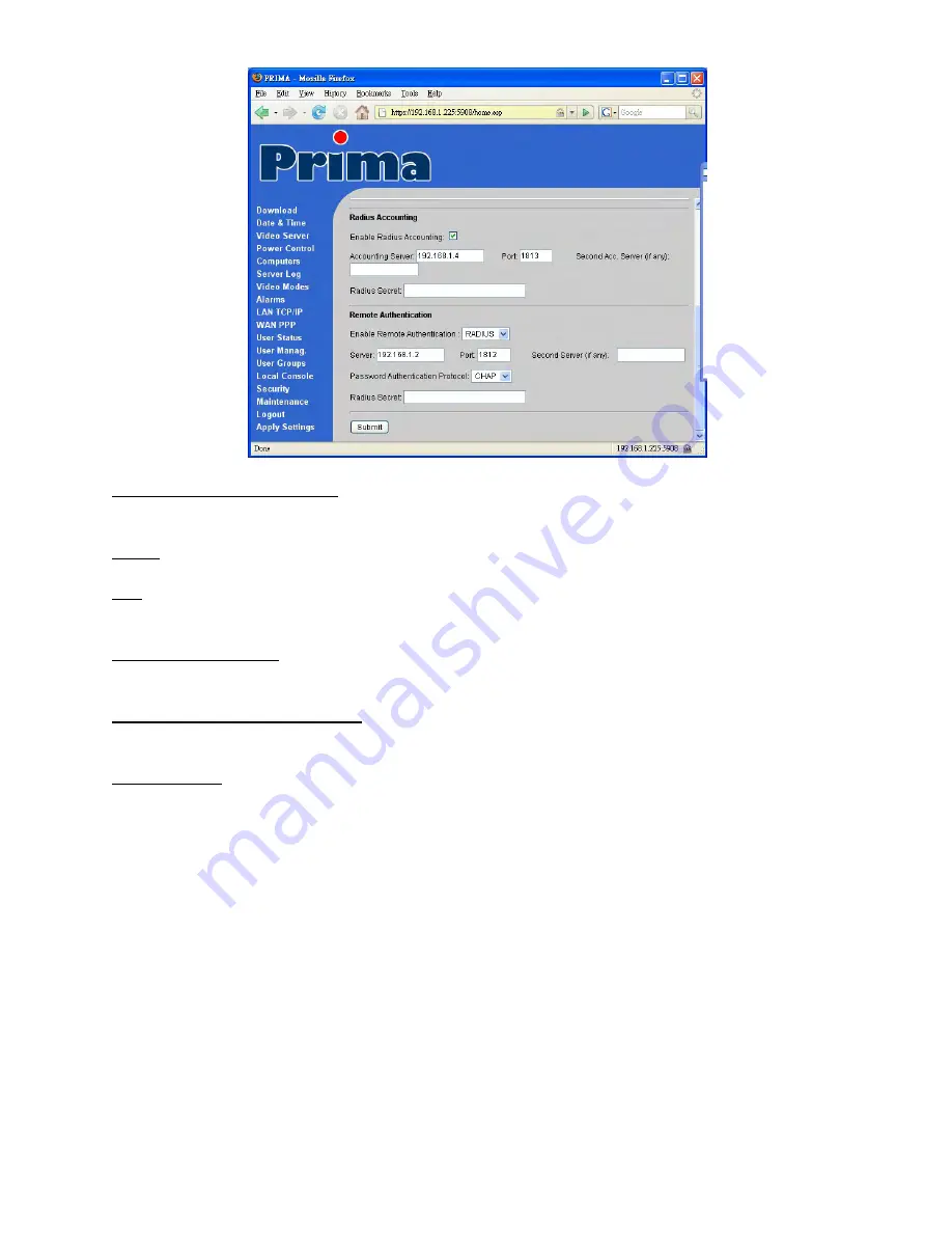 Uniclass Prima IP 16 User Manual Download Page 80