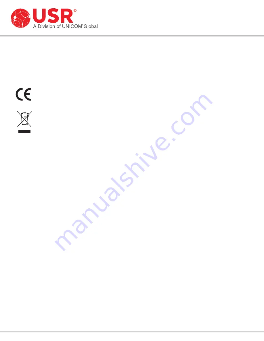 UNICOM USR USR4524-MINI Installation Manual Download Page 4