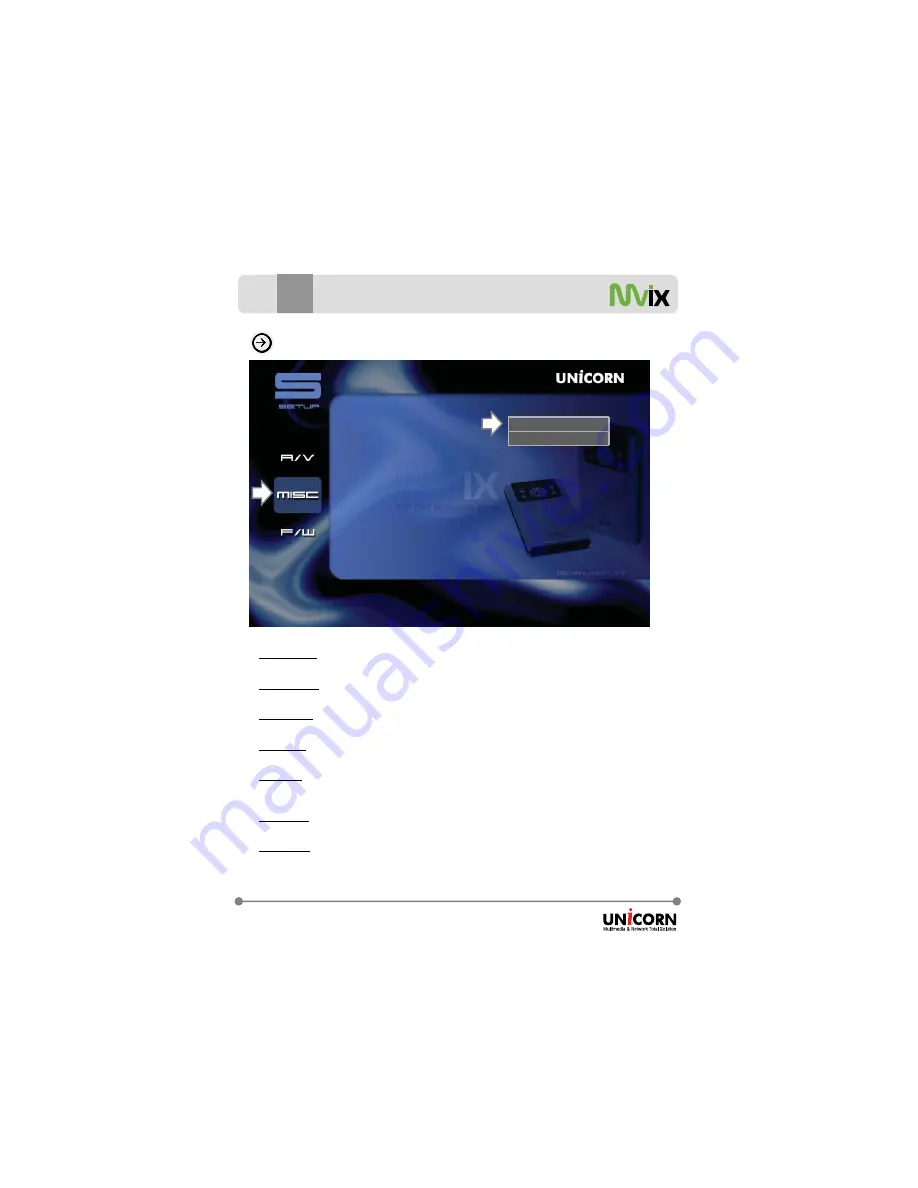 Unicorn MVIX mv2500u User Manual Download Page 19