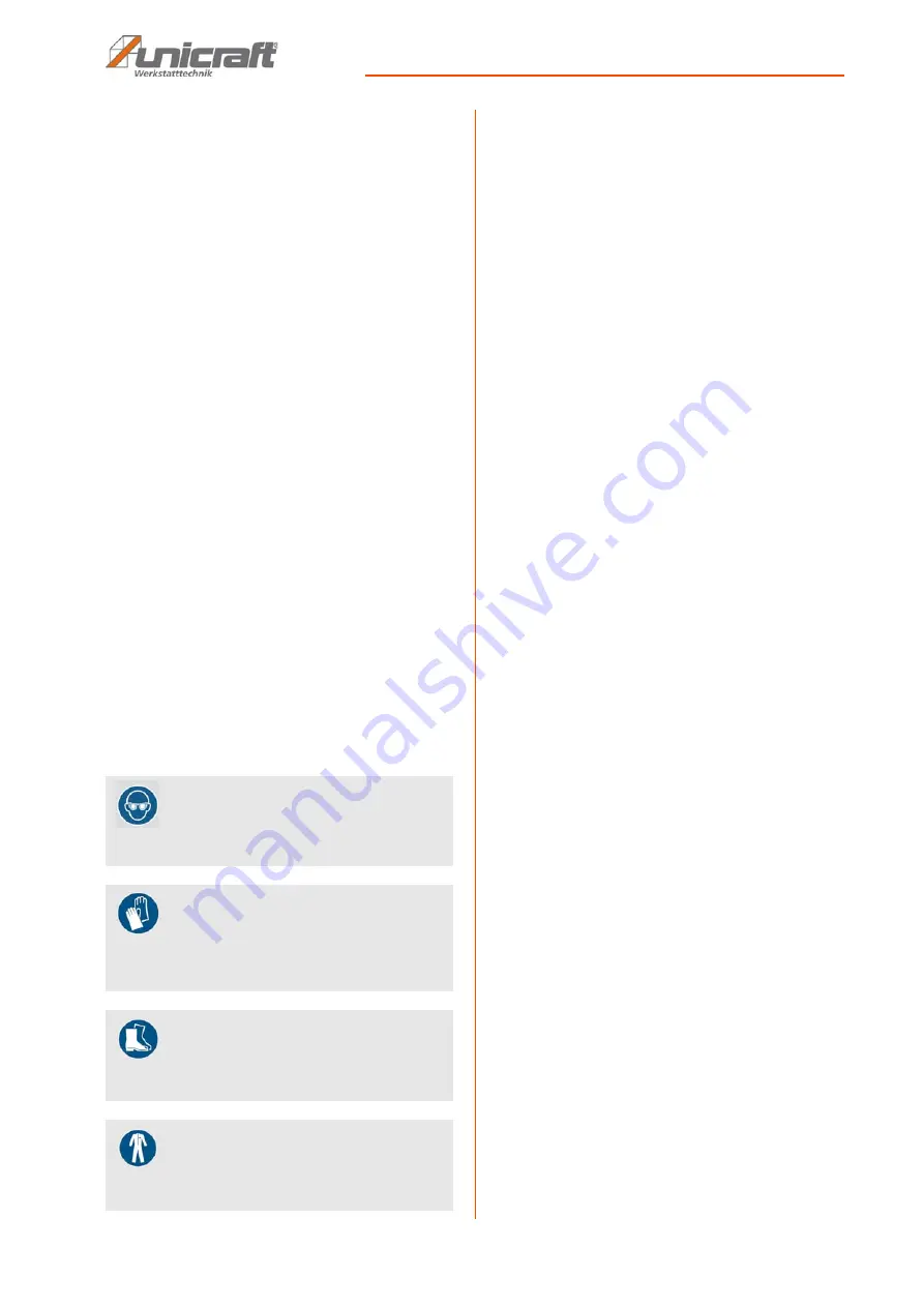 unicraft 6706420 Operating Instructions Manual Download Page 5