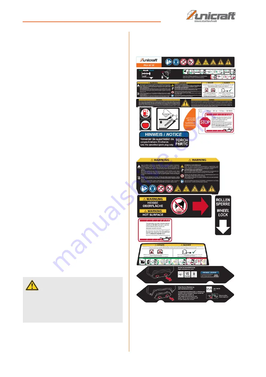 unicraft 6706420 Operating Instructions Manual Download Page 6