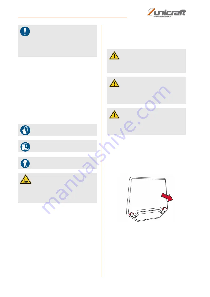 unicraft 6706420 Operating Instructions Manual Download Page 12