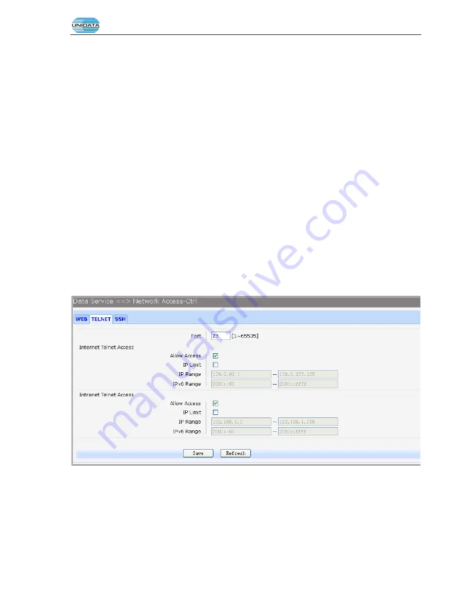 UniData Communication Systems UNIFIBER GIGAROUTER UF72N User Manual Download Page 47