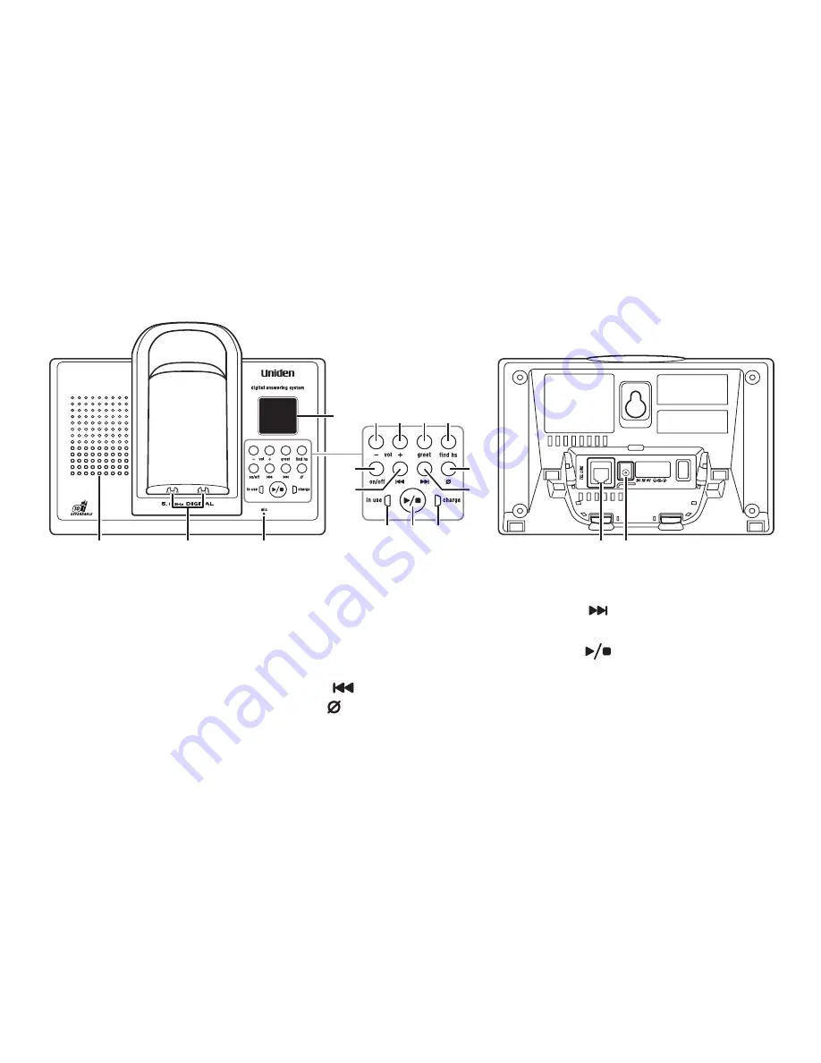 Uniden 9380 - TRU Cordless Phone Owner'S Manual Download Page 9