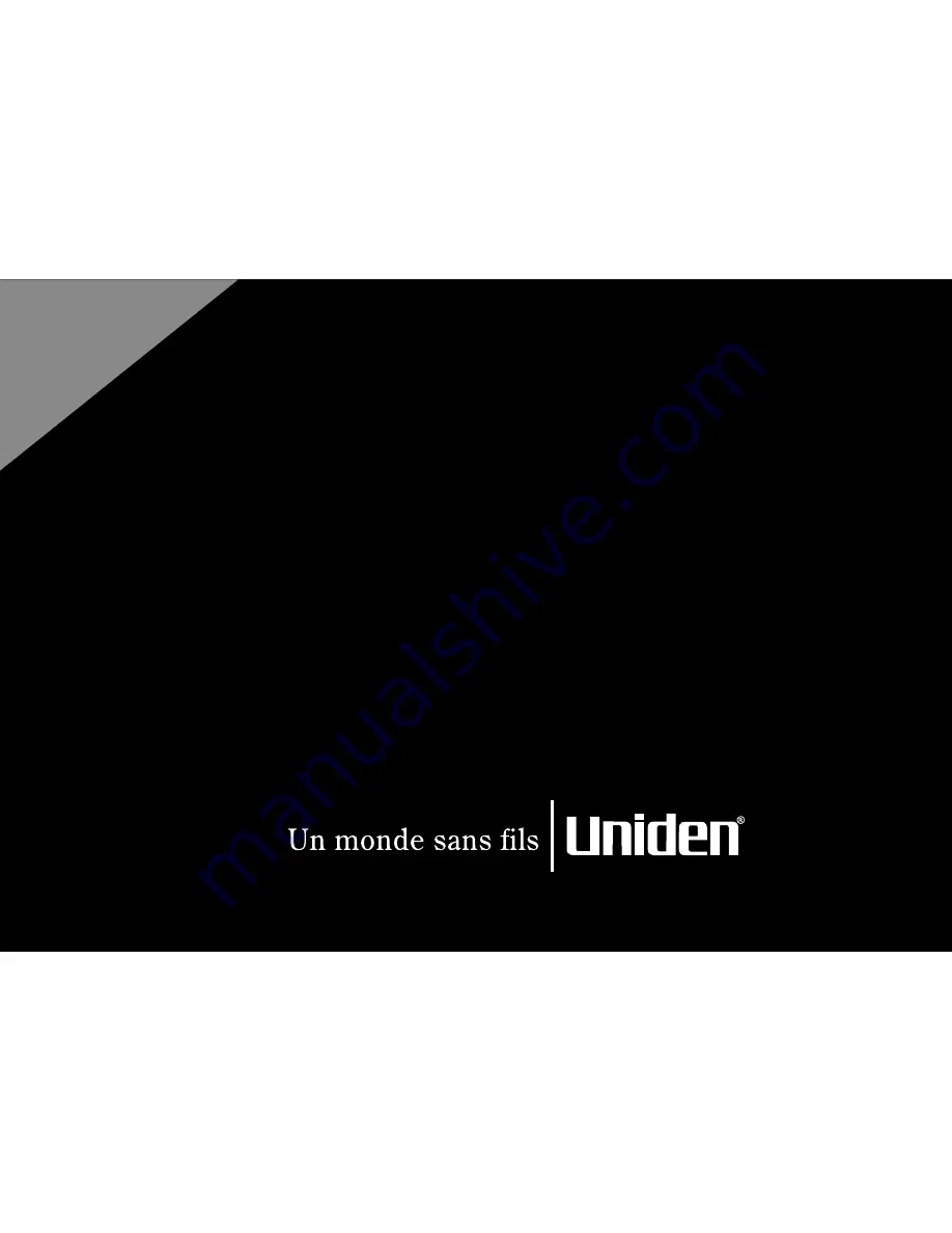 Uniden CEZAI998 - Cordless Phone Base Station Manual D'Utilisation Download Page 72