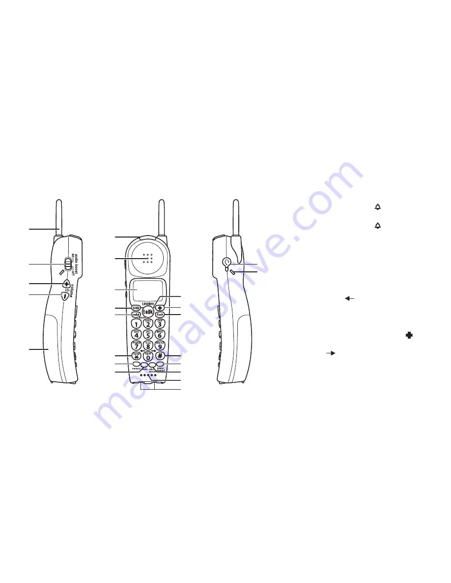 Uniden CEZAI998A Manual D'Utilisation Download Page 9