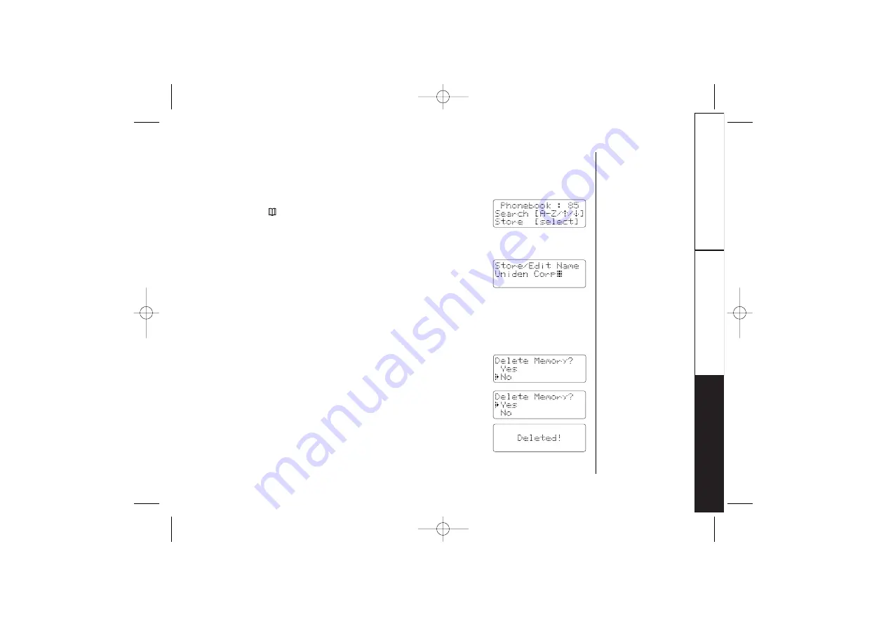 Uniden Cordless Telephon Owner'S Manual Download Page 34