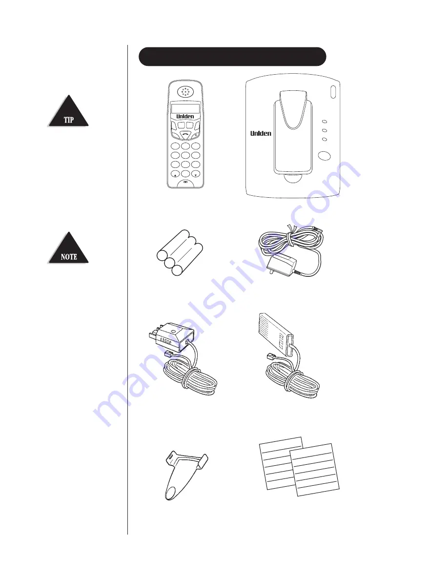 Uniden DECT 1811 Owner'S Manual Download Page 7