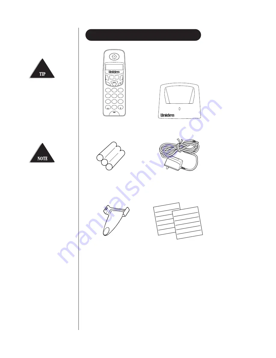 Uniden DECT 1812 Owner'S Manual Download Page 7