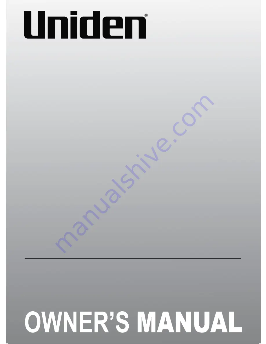 Uniden DECT 3136BT Owner'S Manual Download Page 1