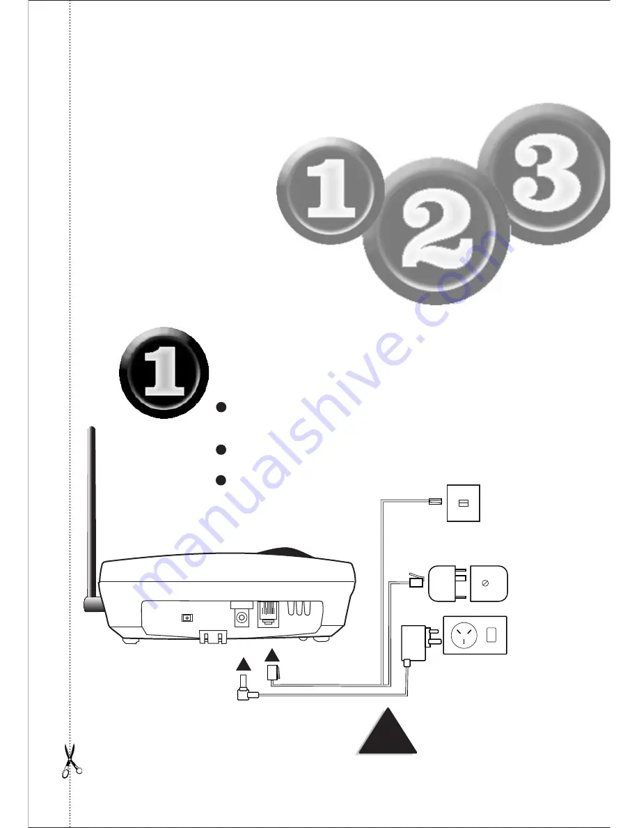 Uniden DS 825 Quick Start Manual Download Page 3