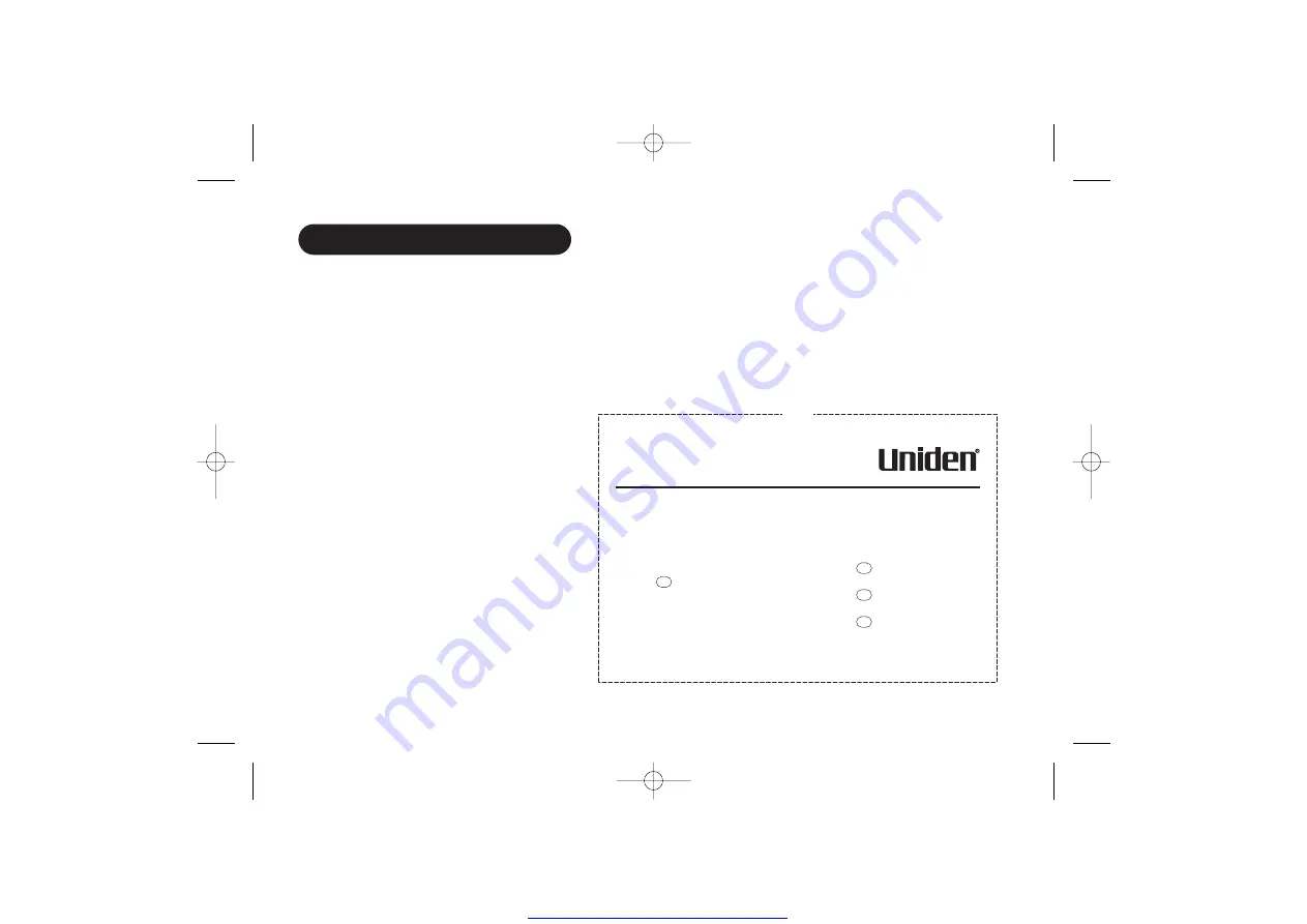 Uniden DSS 2465 Quick Start Manual Download Page 73