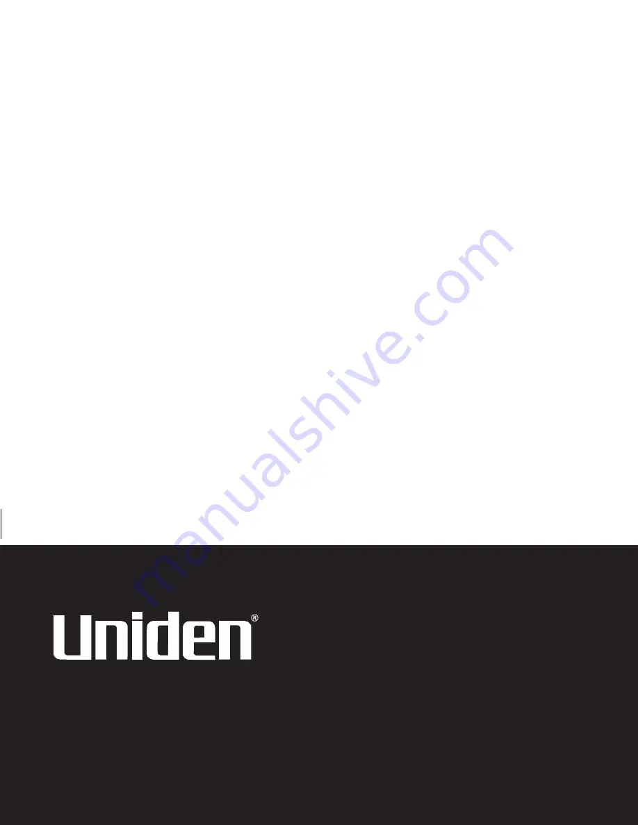 Uniden DSS7815 Series Owner'S Manual Download Page 1